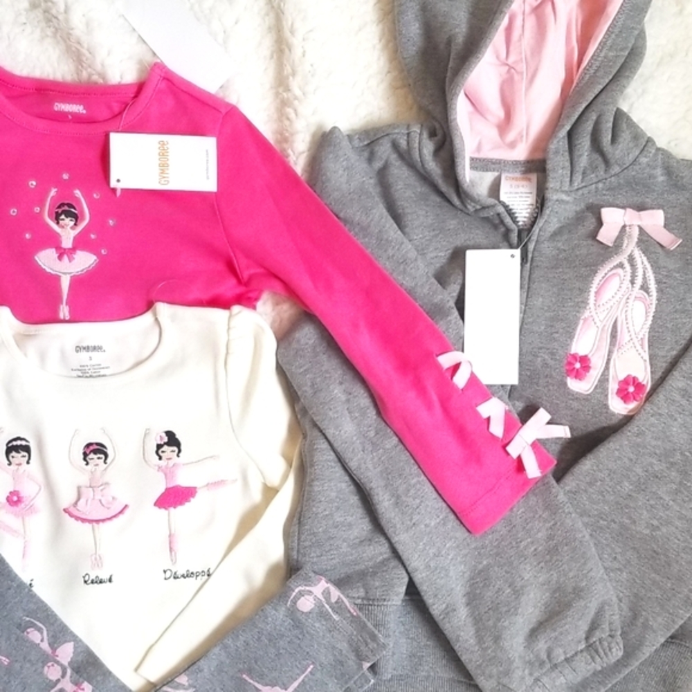 Gymboree Girls Ballerina Hoodie Rare - Picture 11 of 12